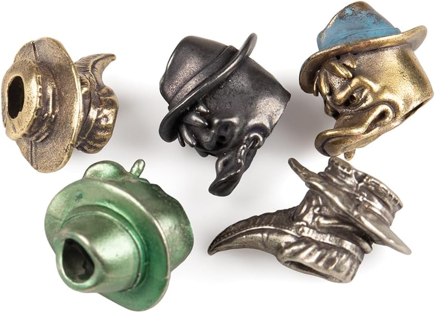 Cartoon Animal Brass Bead Paracord Accessories – Pendants for DIY Charms