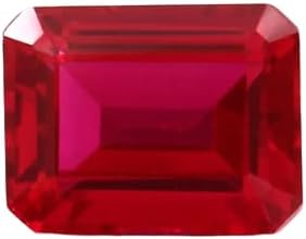 Natural Ruby Tanzania 9 mm Octogon Gemstone Cut Stone 5.04 ct. July Birthstone Loose Beads for Jewelry Making | Ring | Earring | Pendant