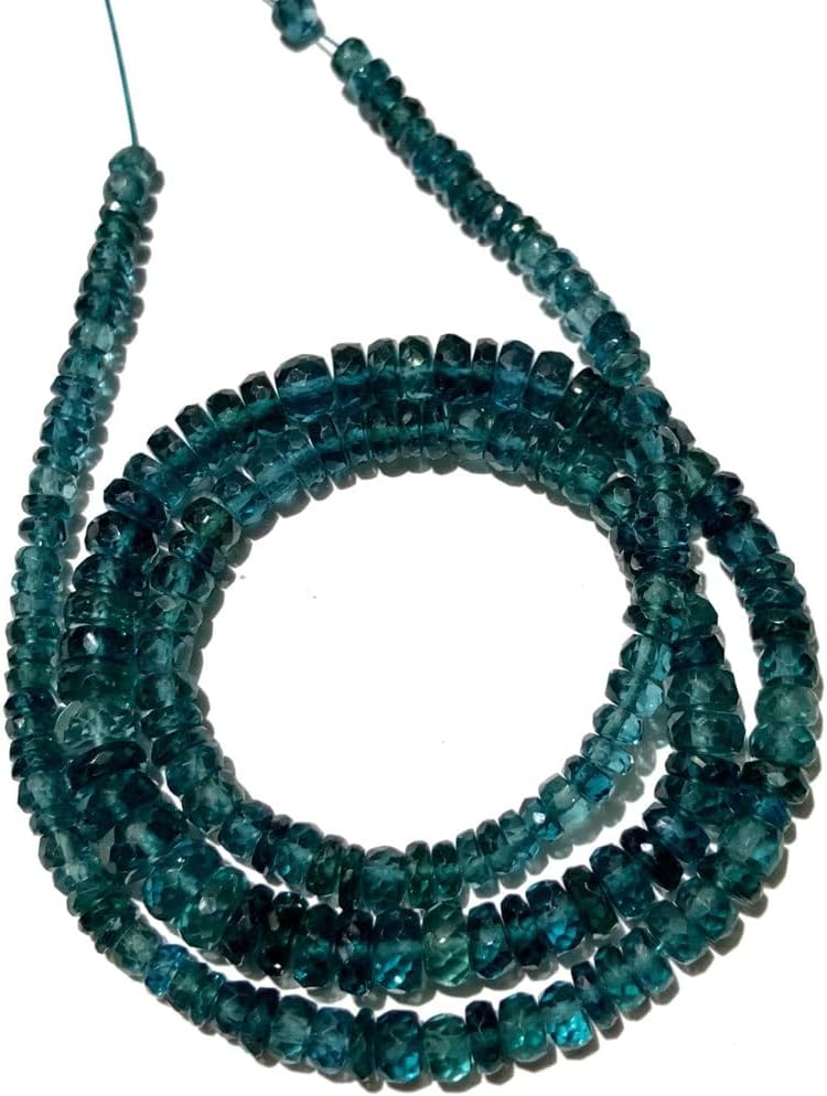 Natural Topaz rondelle Faceted Beads 4X6 18 inch Long String Jewelry Making Gemstone Beads for Necklace Bracelet