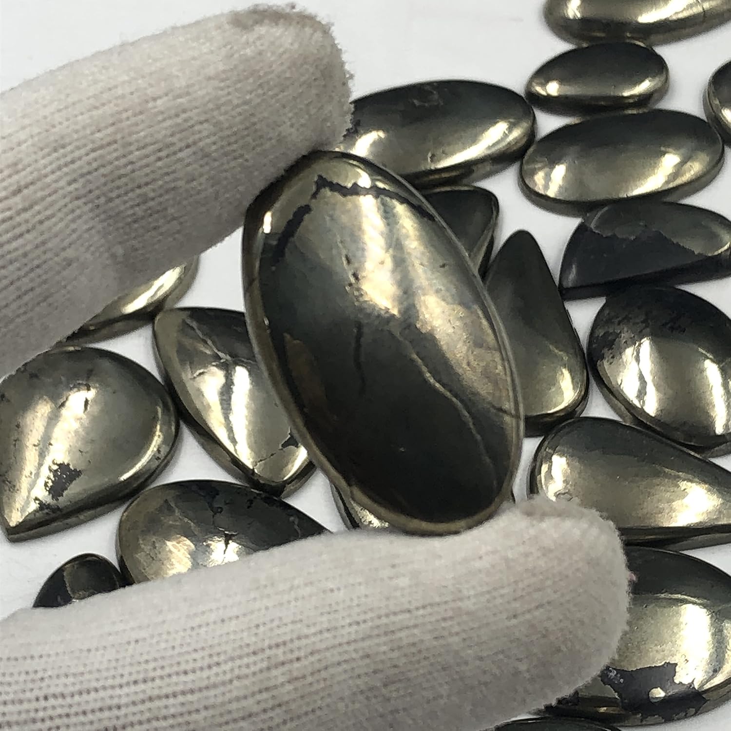 Natural APACHE GOLD Gemstone Loose Cabochon Lot For Jewelry Making, Loose Gemstone For Ring, Earring & Pendant Necklace, Jewelry Making Cabochons, Healing Gemstones