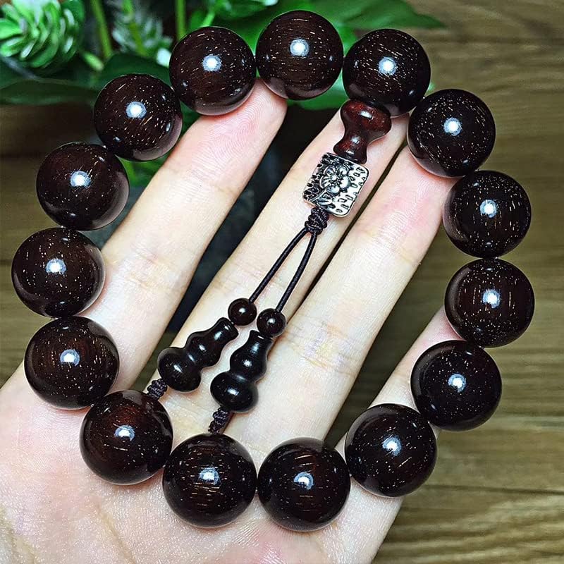 小叶紫檀老料高油密1.5X15粒 多星局部满星佛珠手串手链(小叶紫檀老料高油密)