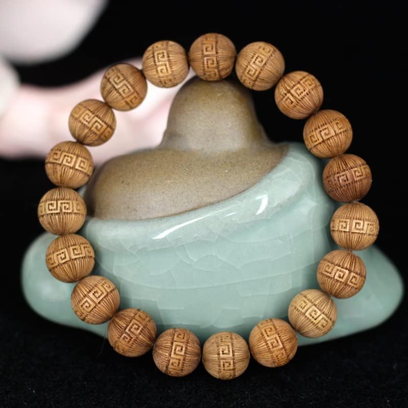 印度老山檀香雕刻珠1.0手串 念珠装饰多种款式檀香木(祥云款)