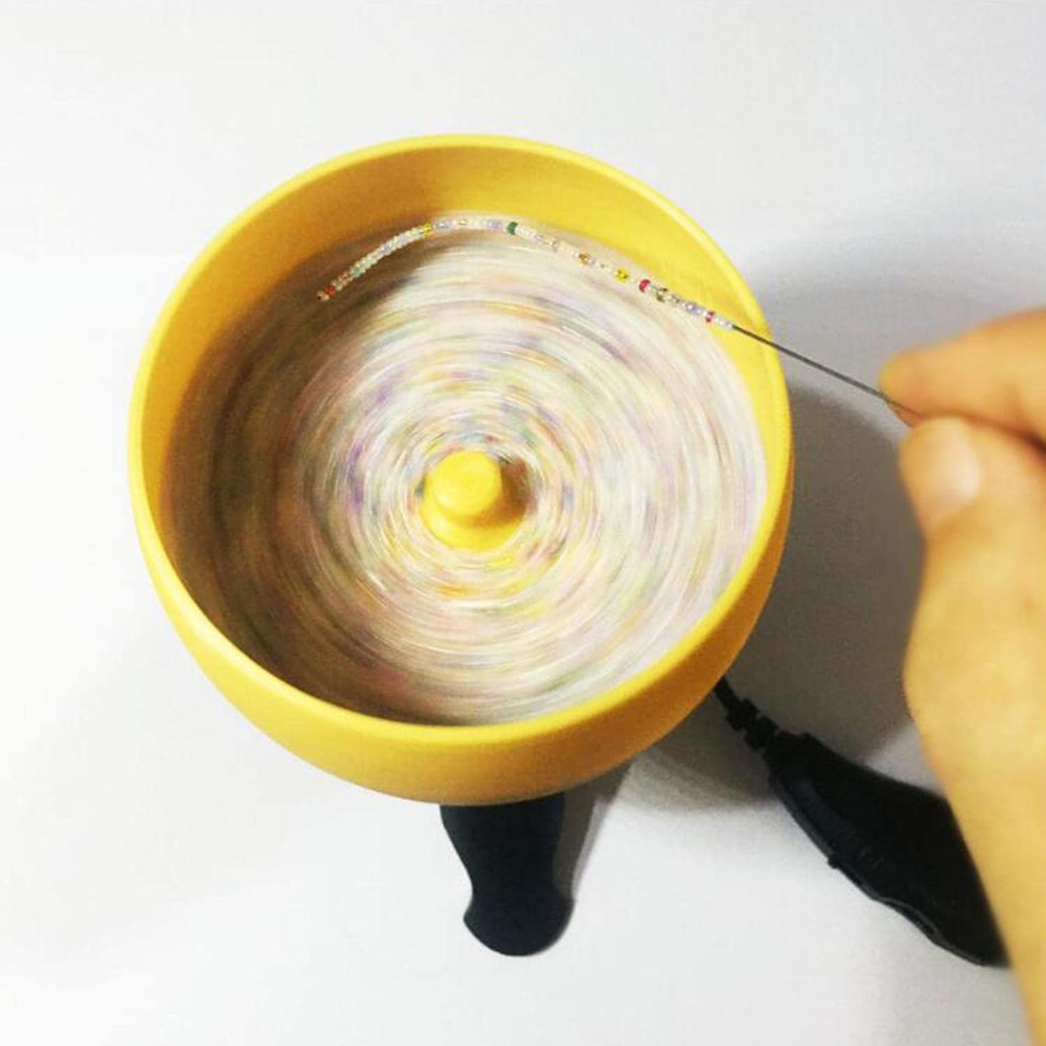 Electric DIY Make Manual Labor-save Quick Beadwork Stringing Tool Spinner Bead Kit Loader Adjustable Speed Machine Eyelets Handy - (Style A)