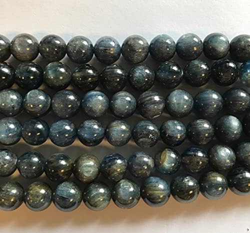 13 inch Strand of Natural gem Kyanite, 13mm Round Smooth Beads for DIY Jewelry Making. | Beads_05047