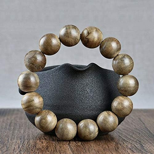 GLW Malinao Wild Agarwood 15mm Malas Meditation Prayer Beads Japa #4890