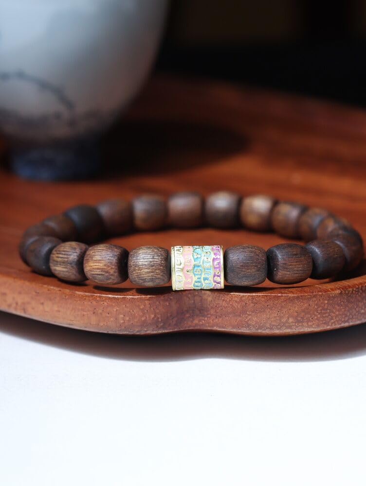 Agarwood 8mm Pursat Qi Nan Agarwood Skewers Submerged Grade Buddha Beads Rosary Beads