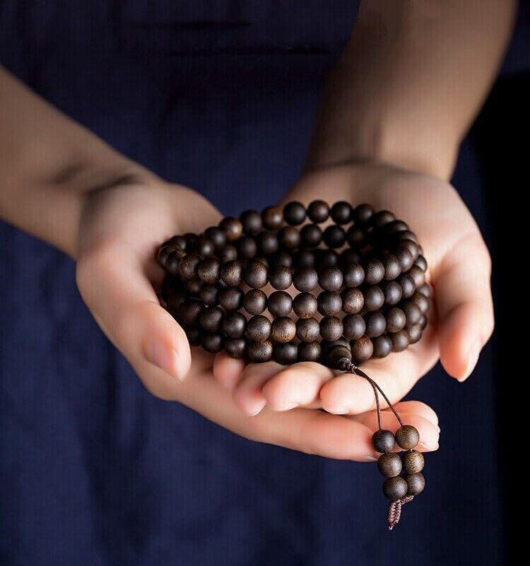 Agarwood Vietnam Sinking Qinan Kynam Kyara Kinam Agarwood 6mm 108 Prayer Beads Juzu