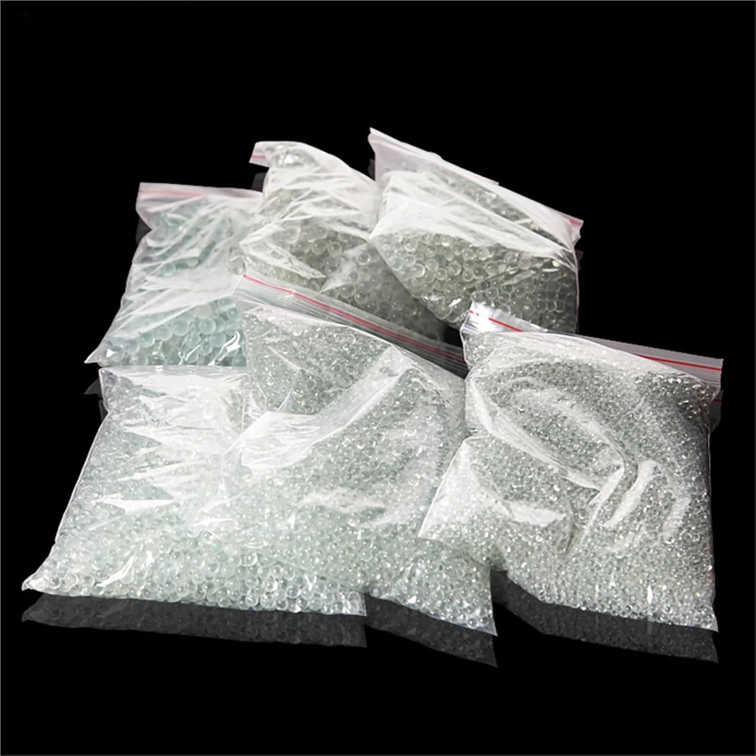 Glass Beads, 1000 Pieces/2000 Pieces, DIA 0.04 - 0.4 inch (1 - 11 mm), Small Glass Decorative Balls, High Precision, Transparent, For Laboratory Experiments (0.4 inch (9 mm), 1000 pcs)