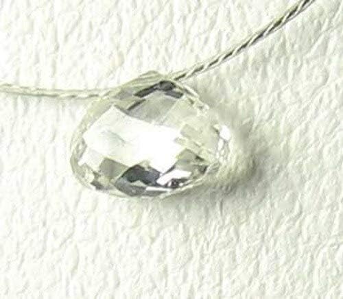 0.26cts Natural White Diamond Tabiz Briolette Bead 10617F for Jewelry Making