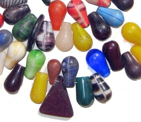 The Bead Chest Large Mali Wedding Beads: Vintage Czech African Trade Beads for Collectors and DIY Jewelry Making