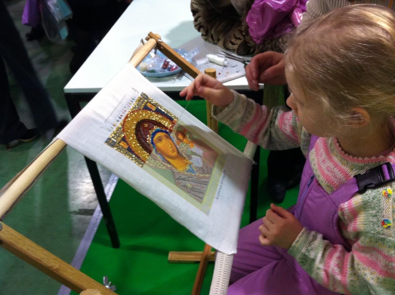 Bead Embroidery Kit DIY Icon Our Lady Softener of Evil Hearts 7.9