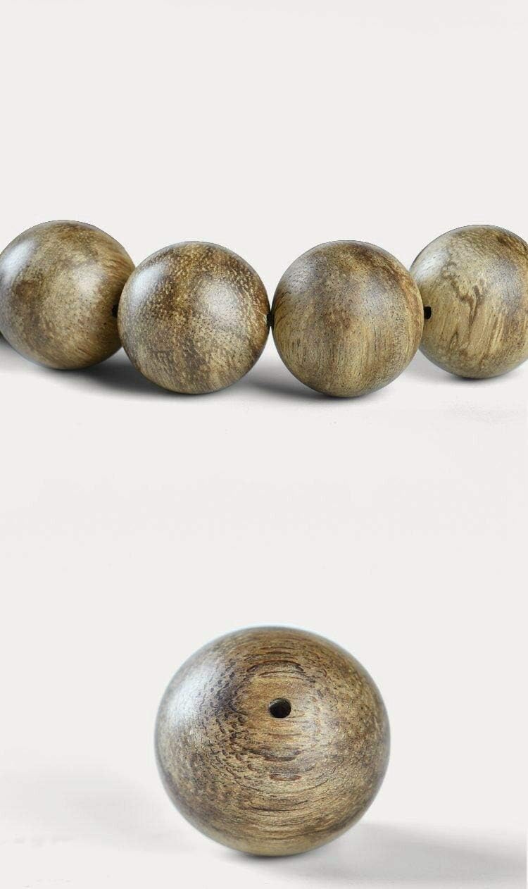 GLW Cambodia Wild Agarwood Malas Meditation Prayer Beads 17mm #4892