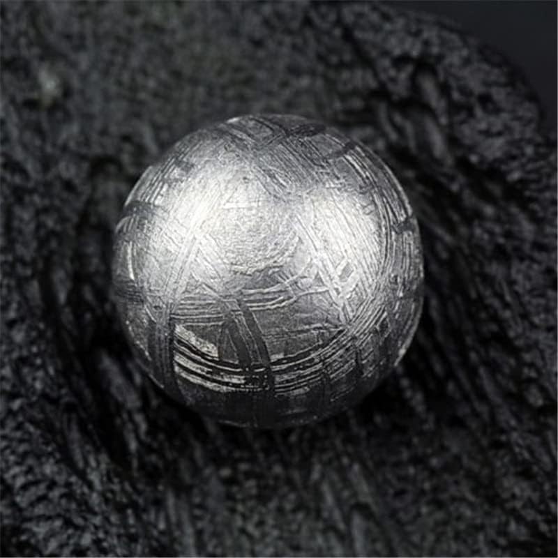 Genuine Natural Gibeon Iron Meteorite Moldavite Round Beads Silver Plated Bracelet Necklace Making 6mm 7mm 8mm 9mm 10mm 12mm, 11223S1BOTTON (Color : 12mm)