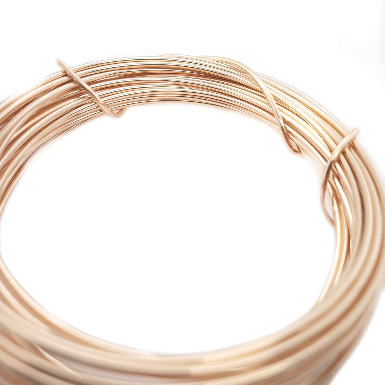 12 Gauge, 14/20 Yellow Gold Filled Wire (Round) Dead Soft 14K Gold Filled Made in USA - 1 Ounce (3FT) by CRAFT WIRE