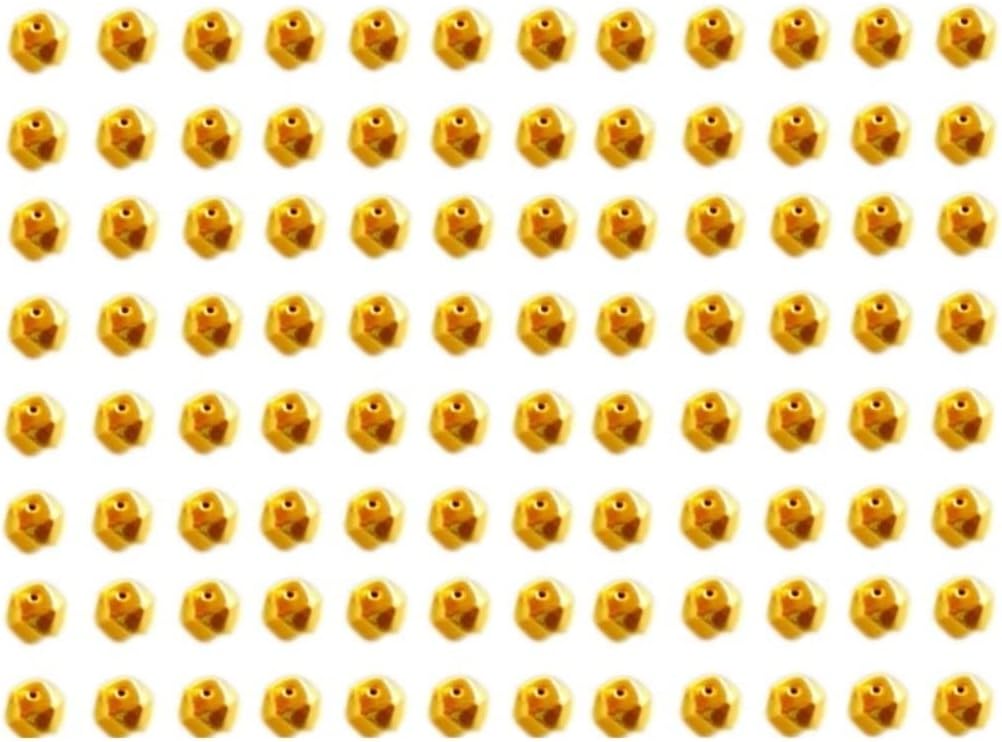 Solid 22K/18K Yellow Fine Gold 3 MM 20 Pieces Square Round Beads For Personalized Jewellery And Jewellery Customization