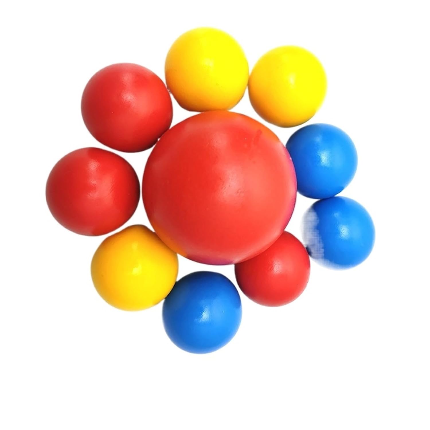 1-20Pcs Colored Solid Wooden Balls with A Diameter of 6mm-100mm Handmade DIY Carved Beads Non Porous Original Wooden Balls(Raw Wood 100mm,5PCS)