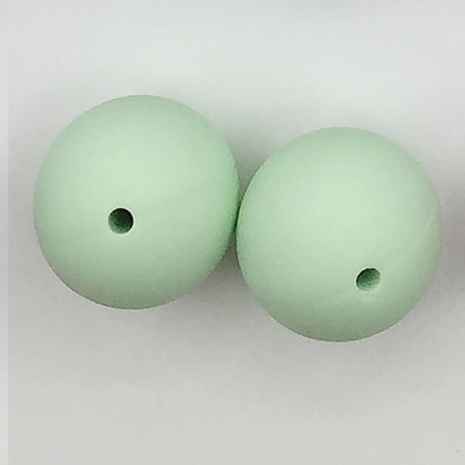 Silicone Beads 20mm 50 Pc for Keychain Making Colorful Shaped Loose Spacer Beads with Large Hole, Round Silicone Beads Bulk for Jewelry Making DIY Necklaces Bracelets Crafts (Color 6)