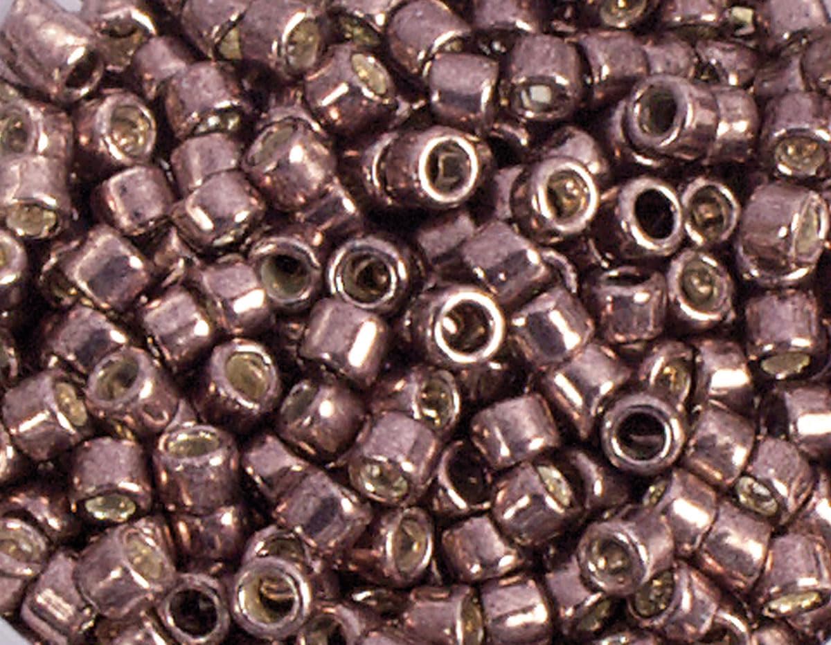 Japanese Beads Cylinder Treasure Galvanised Bronze 1.8 mm 11/0 100 g