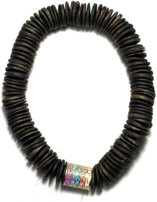 Agarwood Hainan Yingge Green Chess Agarwood Flake Bead Strand Buddha Bead Rosary Bead