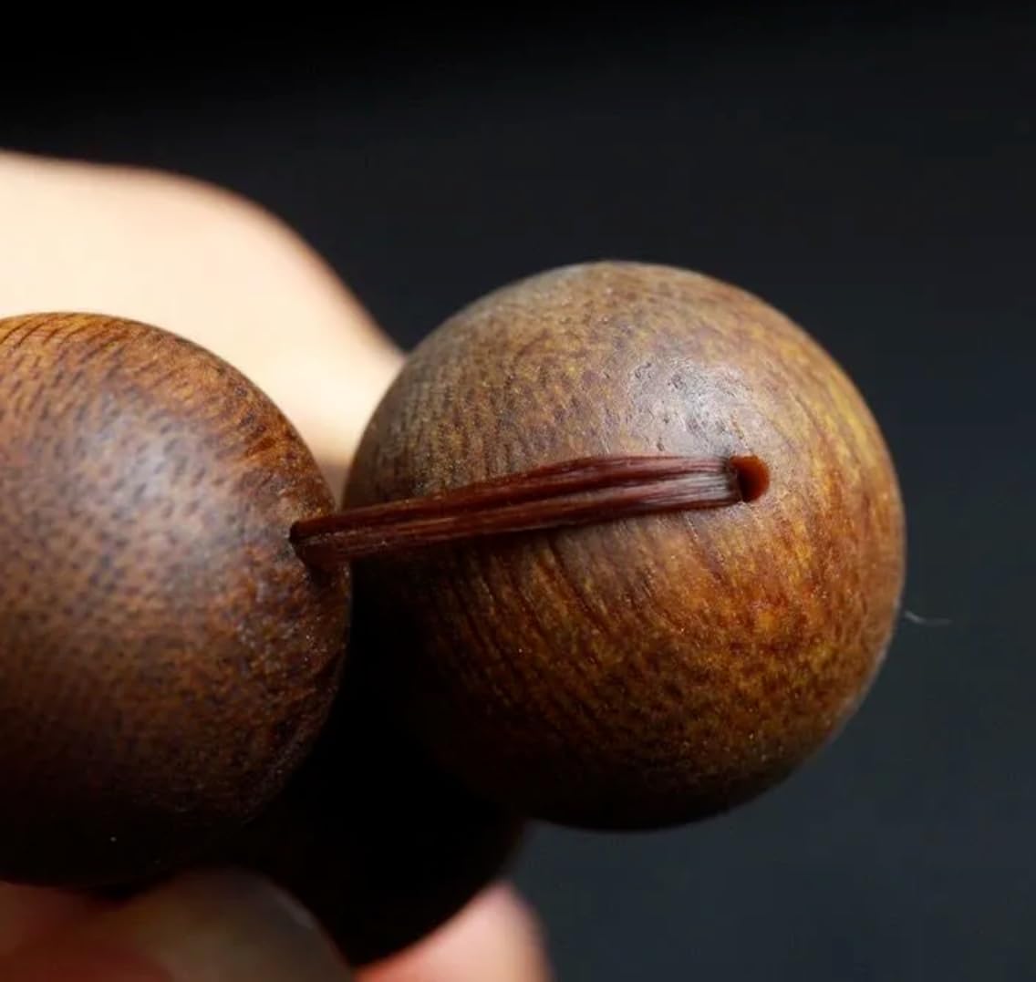 Agarwood 20mm*12 Real Nha Trang Agarwood Bracelet Malas Meditation Agarwood Prayer Beads