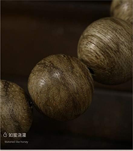 GLW Indonesia 10 mm Wild Agarwood Aloewood Mala Meditation Prayer Beads #1550