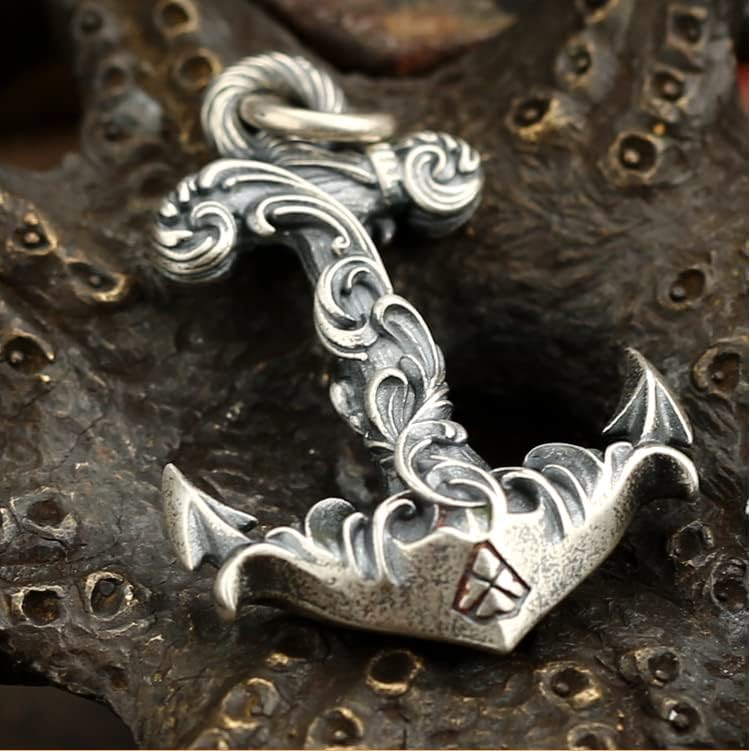 Brass Tang Grass Boat Anchor EDC Bead DIY Paracord Keychain Bead Bracelet Accessories Bead,Necklace Pendant Bead,Lanyard Bead,Brass Charms