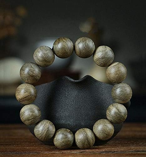 GLW 15mm Mala Prayer Beads Genuine Natural Wild Brunei Darussalam Agarwood #4318