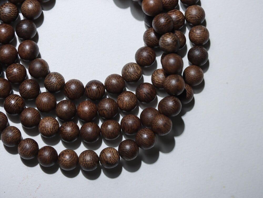Agarwood Brunei Black Chess Agarwood Skewer 8mm*108pcs Submerged Grade Buddha Bead Rosary