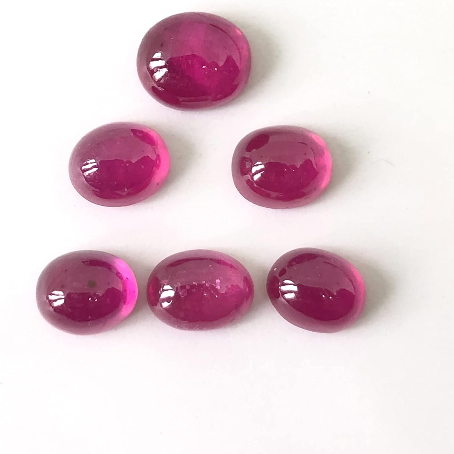 Madagascar Luster Ruby Oval Shape Cabochon Loose Gemstone Size 4x3 mm, 5x4 mm, 6x4 mm, 7x5 mm, 8x6 mm, 9x7 mm, 10x8 mm, 11x9 mm & 12x10 mm Top Quality Smooth Polished Ruby With Best Deal & Offer, Price For 1 Piece