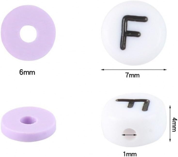 24 Grids of 6mm Soft Clay Beads Flakes Boxed Color Discs Bohemian DIY Jewelry Accessories