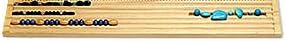 CRAFTWORKS Bead Board Wooden 22 x 4 x 1/2 inch Rectangle | Wooden Bead Design Board for Bracelets and Other Jewelry Design