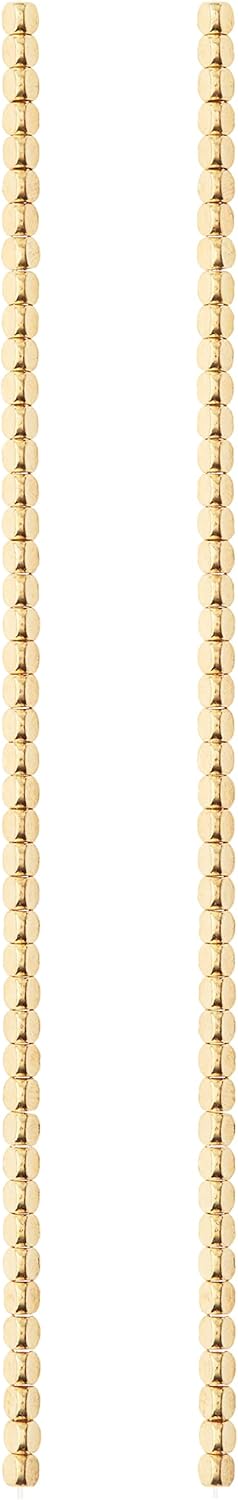 Bead Landing Gold Metal Irregular Shape Beads, 3mm, 12 Pack