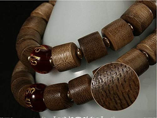 GLW Malas Meditation Prayer Beads Kalimantan Wild Agarwood Aloewood 6 Mm #4952