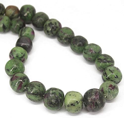 Natural Ruby Zoisite Smooth Polished Round Ball Gemstone Craft Loose Beads Strand 16 Inch Long 13mm 19mm Code-HIGH-776