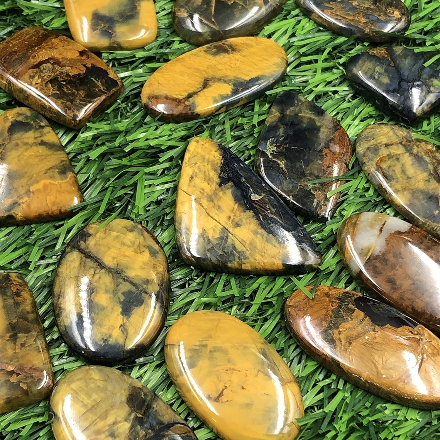 Natural PILBARA JASPER Gemstone Loose Cabochon Lot For Jewelry Making, Loose Gemstone For Ring, Earring & Pendant Necklace, Jewelry Making Cabochons, Healing Gemstones