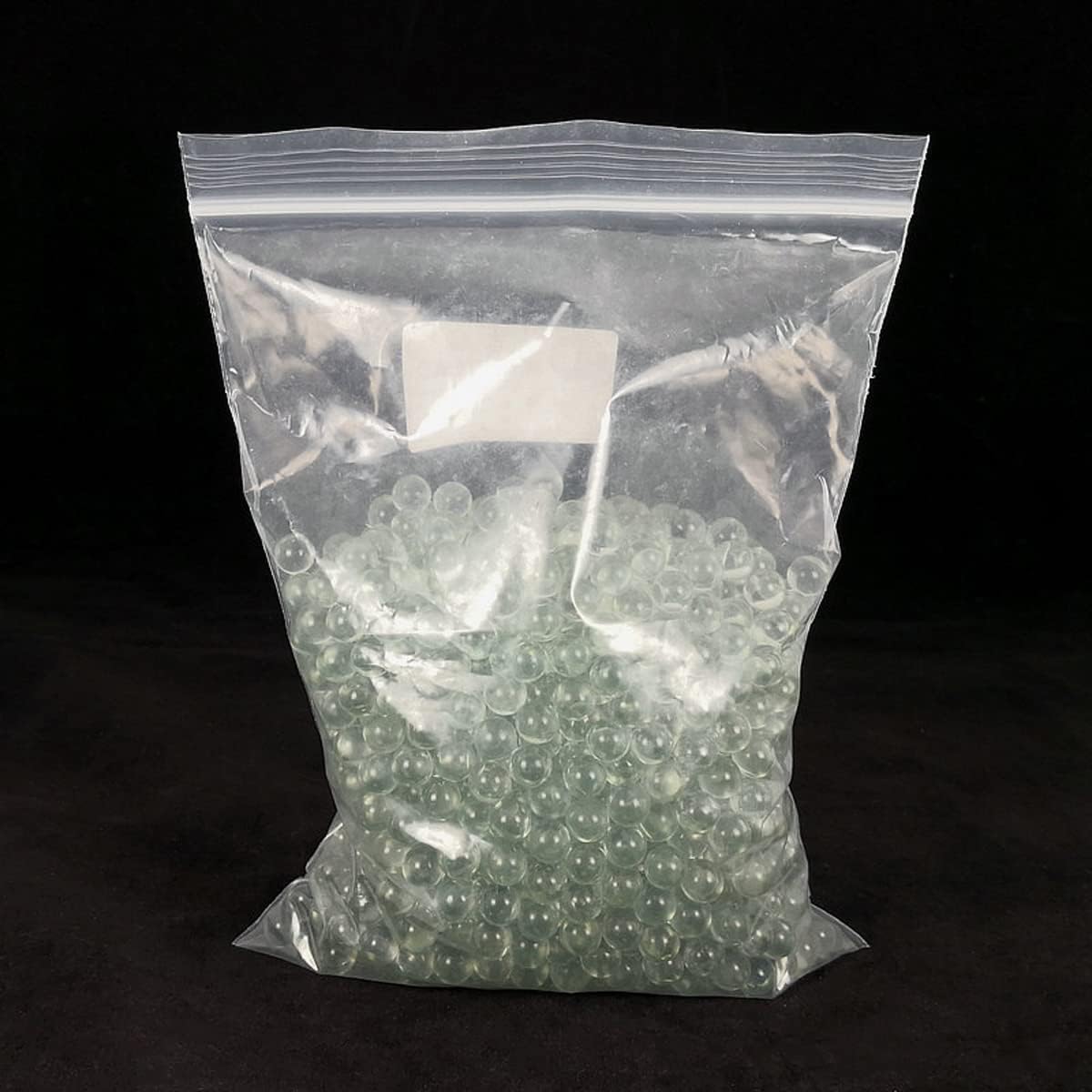 ECYC 1000 Pcs Solid Round Clear Glass Beads, Laboratory Glass Beads Glass Boiling Stone Beads,11mm