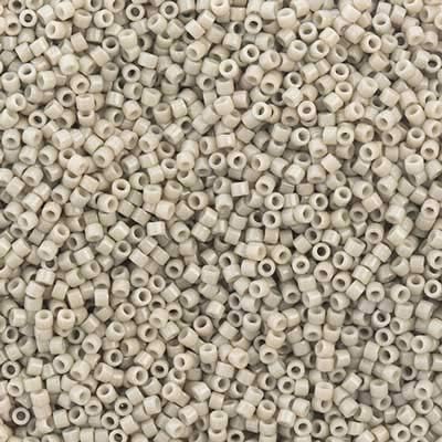 Miyuki Delica 11/0 - Duracoat Opaque Dyed Oyster Grey DB2363-250gms Bag of Japanese Glass Beads Bulk Bag of Japanese Glass Beads