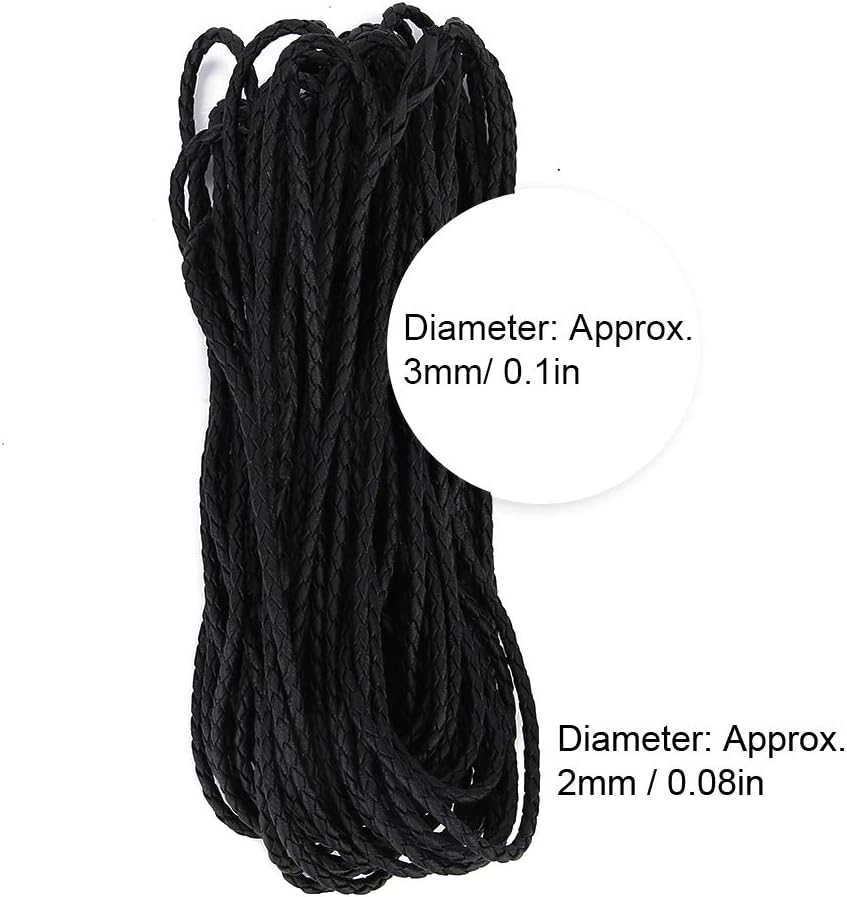 Oceanside Necklace Cord, PU Leather Soft Bracelet Cord, Jewelry Making Cord Necklace for Bracelets & Necklaces