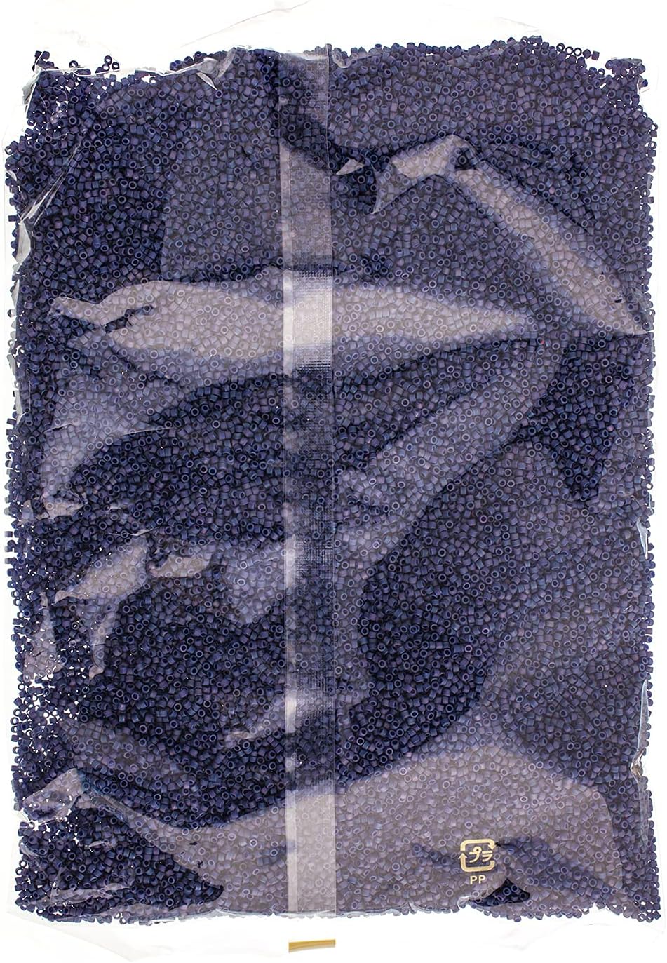 Miyuki Delica 11/0 - Frosted Glazed Rainbow Blue Indigo Matte AB DB2319-250gms Bag of Japanese Glass Beads Bulk Bag of Japanese Glass Beads