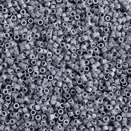 Miyuki Delica 11/0 - Crystal Labrador Matte DB2204-250gms Bag of Japanese Glass Beads Bulk Bag of Japanese Glass Beads