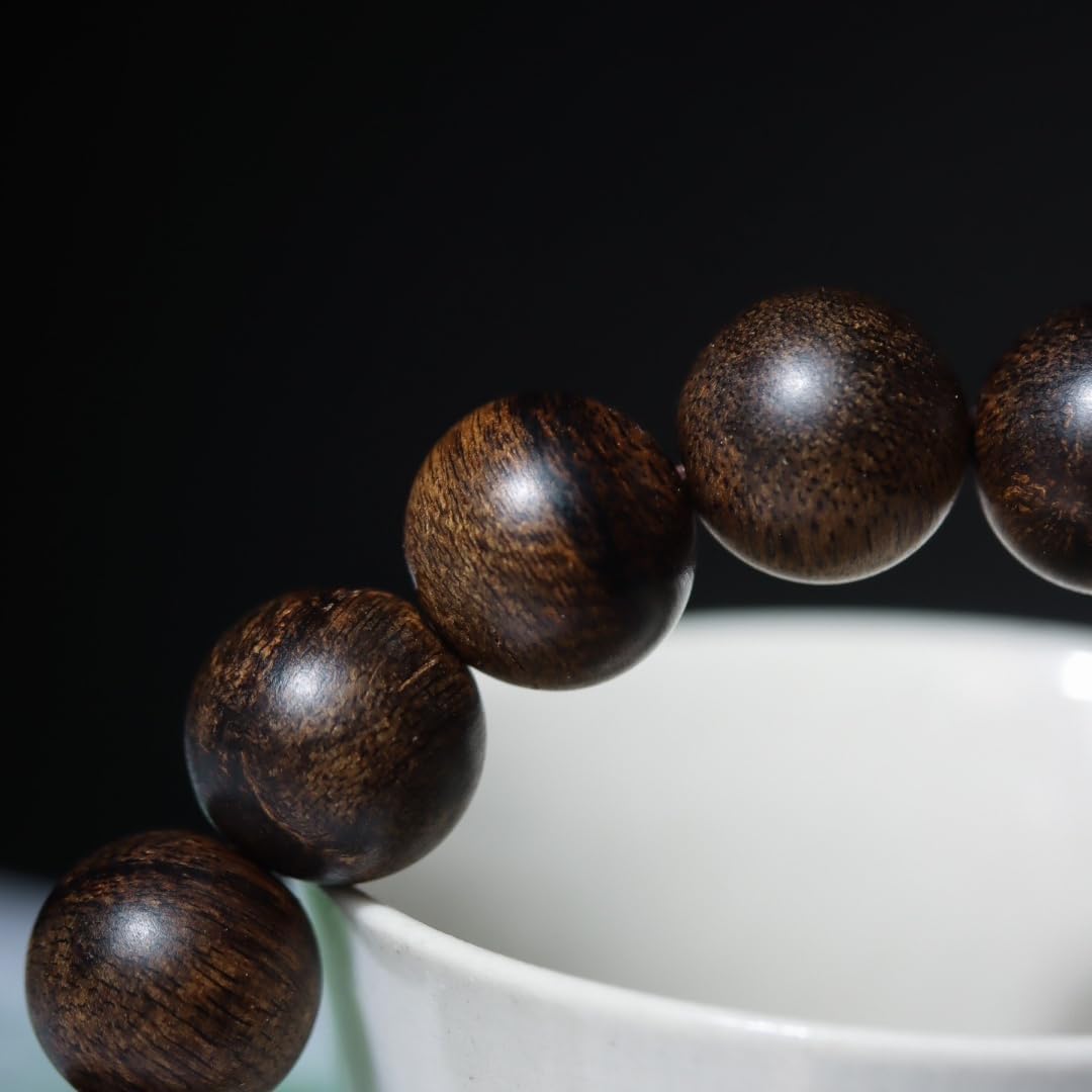 Vietnam Nha Trang White Agarwood Burl Old Material Sinking Grade 10mm*19 Pieces Impressive Jade-like Full Grain