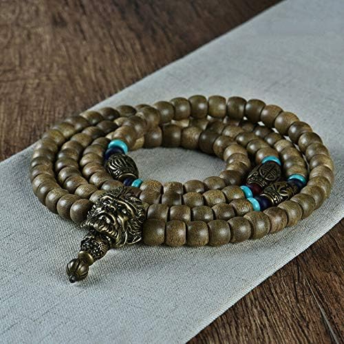 GLW Brunei Genuine Wild Agarwood Aloewood Malas Meditation Prayer Beads 7 Mm #4955