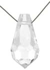 144 Pieces 9x18mm Preciosa Czech Crystal Drop Pendant Faceted Drop Clear Beads, Crystal