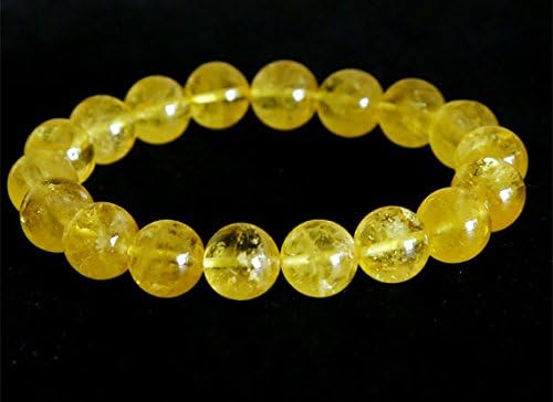 1 Strands Natural Yellow Datolite Genuine Danburite ?????? Bracelet Round beads 11.5mm 03011