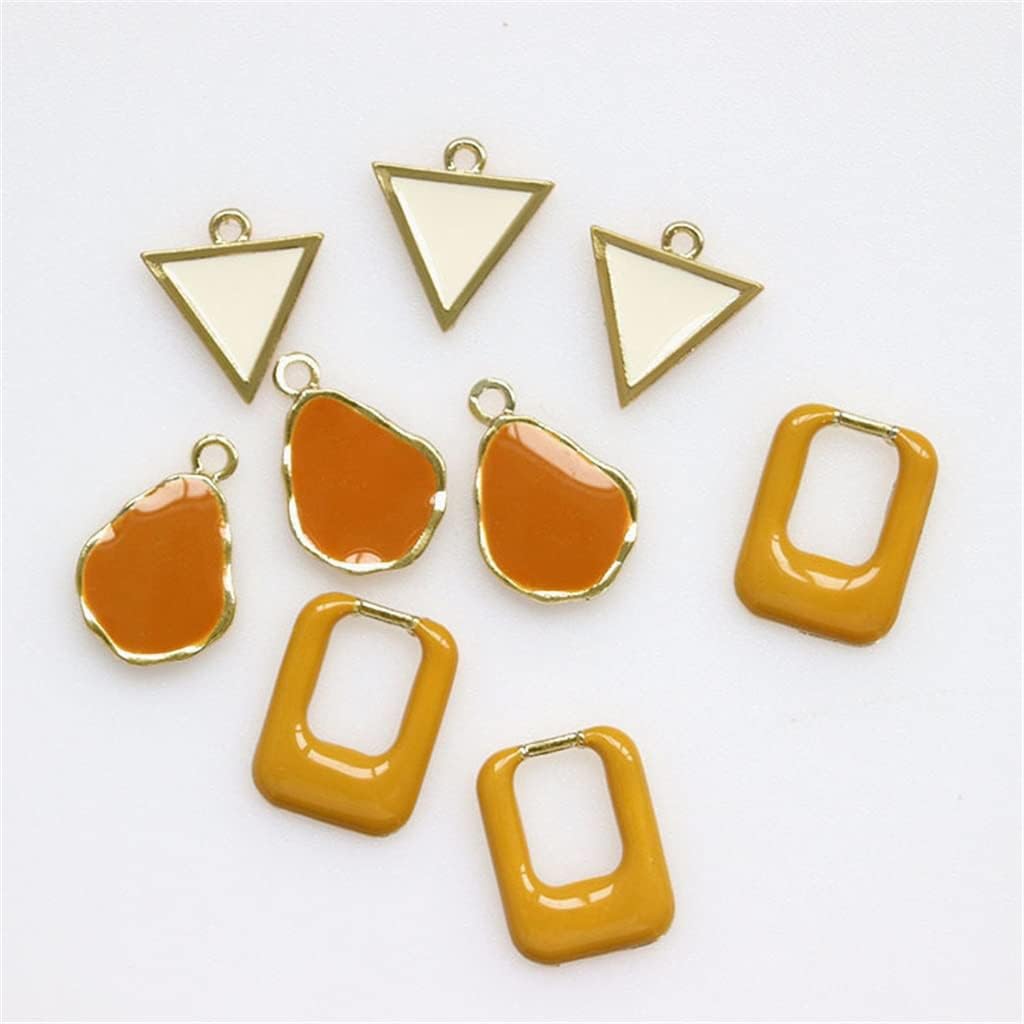 Hollow Drip Oil Alloy Earrings Accessories Clashing DIY Handicraft Materials Jewelry(Black)