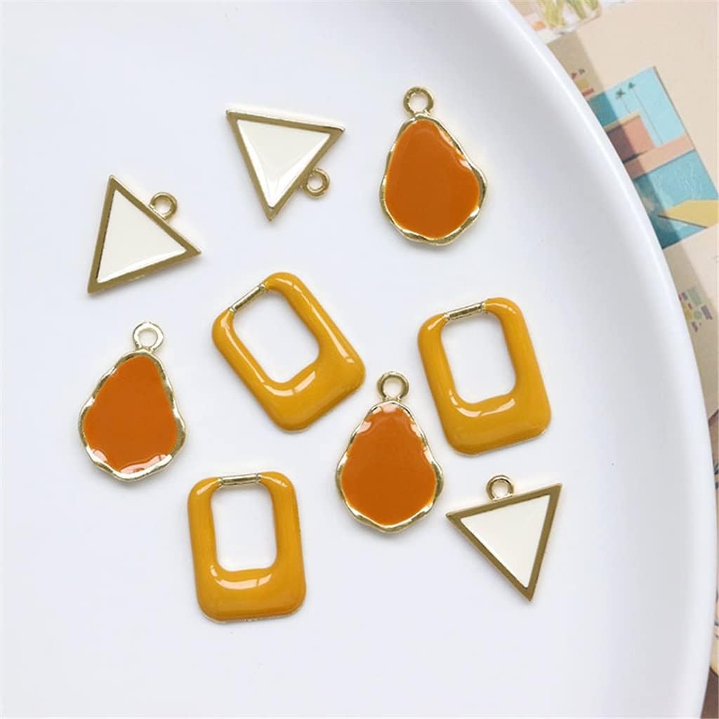 Hollow Drip Oil Alloy Earrings Accessories Clashing DIY Handicraft Materials Jewelry(Black)