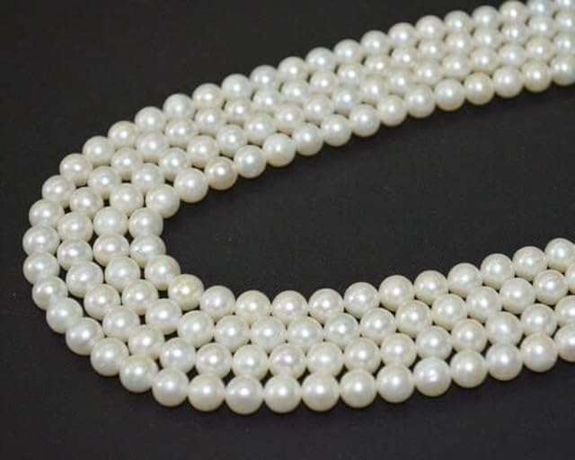 Natural Exotic Fresh Water Pearl Smooth Rondelle Beads 6.50 mm Approx, 8 inch lot of 10 Strands CHIK-STRD-94960
