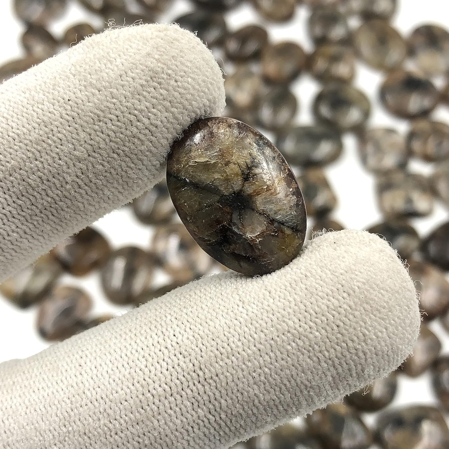 Natural CHIASTOLITE Gemstone Loose Cabochon Lot For Jewelry Making, Loose Gemstone For Ring, Earring & Pendant Necklace, Jewelry Making Cabochons, Healing Gemstones