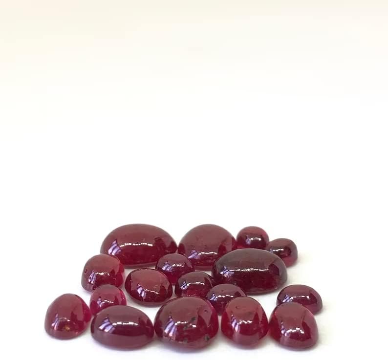 Red Ruby Oval Shape Size 4x3, 5x4, 6x4, 7x5, 8x6, x9x7, 10x8, 11x9 & 12x10 mm Top Quality Loose Gemstone Best For Making Ring, Pendant, Earring Jewelry