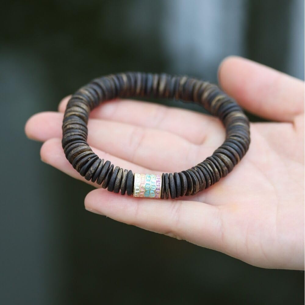 Agarwood Hainan Yingge Green Chess Agarwood Flake Bead Strand Buddha Bead Rosary Bead